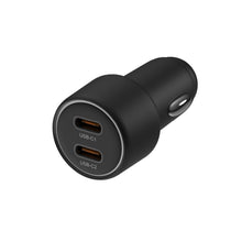 將圖片載入圖庫檢視器 C40 40W車用雙C孔電源供應器 搭配 MS100 USB-C 對USB-C 60W 磁吸充電線