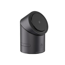 將圖片載入圖庫檢視器 Mag Tube Qi2 圓柱體智慧型三合一旅行磁吸無線充電座 灰 搭配 OMNIA P3 USB-C 33W迷你快充電源供應器