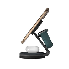 將圖片載入圖庫檢視器 Mag 360 Qi2 雙15W三合一旅行磁吸無線充電座 搭配 OMNIA X6i - PD / QC 66W 三孔迷你快充器