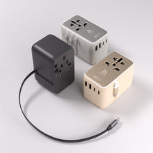 將圖片載入圖庫檢視器 T35L 35W 八合一旅行萬用伸縮線電源供應器 搭配 M100+ USB3.1 Gen2 充電傳輸線
