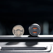 將圖片載入圖庫檢視器 C40 40W車用雙C孔電源供應器 搭配 MS100 USB-C 對USB-C 60W 磁吸充電線
