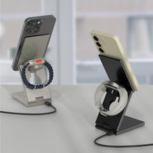 將圖片載入圖庫檢視器 Mag Z 折疊式三合一旅行磁吸無線充電座 搭配 GRAVITY Pro 100W 極速快充行動電源