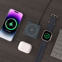 將圖片載入圖庫檢視器 Mag 3 折疊式三合一旅行磁吸無線充電座 + OMNIA P3 USB-C 33W迷你快充電源供應器