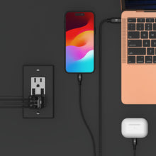 將圖片載入圖庫檢視器 OMNIA X6i - PD / QC 66W 三孔迷你快充器 + PeAk II USB-C to Lightning Cable 金屬編織傳輸線