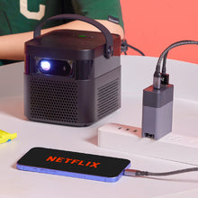 將圖片載入圖庫檢視器 GaN Hub 65W 氮化鎵影像傳輸電源供應器 搭配 Mac 360 鋁合金旋轉折疊式支架