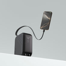 將圖片載入圖庫檢視器 L35 GaN 35W USB-C 伸縮線快速電源供應器(灰色五入組)