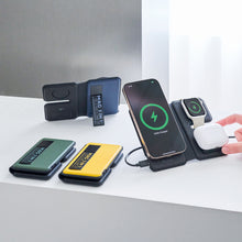 將圖片載入圖庫檢視器 M301 Qi2 三合一磁吸充電盤 + EVE II 飛機用藍牙音訊收發器