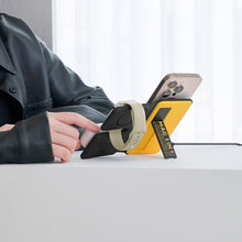 將圖片載入圖庫檢視器 M301 Qi2 三合一磁吸充電盤 + EVE II 飛機用藍牙音訊收發器