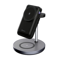 將圖片載入圖庫檢視器 Mag 5 五合一磁吸行動充電站 搭配 PeAk II C120B 金屬編織傳輸線