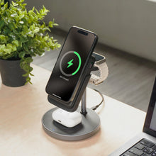 將圖片載入圖庫檢視器 Mag 5 五合一磁吸行動充電站 搭配 PeAk II C120B 金屬編織傳輸線