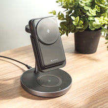 將圖片載入圖庫檢視器 Mag 5 五合一磁吸行動充電站 搭配 PeAk II C120B 金屬編織傳輸線