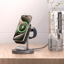 將圖片載入圖庫檢視器 Mag 5 五合一磁吸行動充電站 搭配 PeAk II C120B 金屬編織傳輸線
