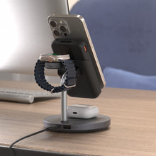 將圖片載入圖庫檢視器 Mag 5 五合一磁吸行動充電站 搭配 PeAk II C120B 金屬編織傳輸線