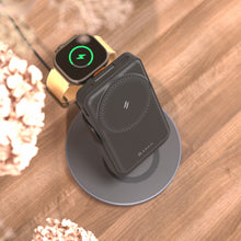 將圖片載入圖庫檢視器 Mag 5 五合一磁吸行動充電站 搭配 PeAk II C120B 金屬編織傳輸線