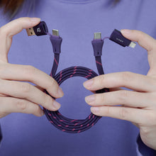 將圖片載入圖庫檢視器 PeAk MF401 四合一60W磁吸充電扁線