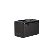 將圖片載入圖庫檢視器 T100D 100W 數顯型旅行萬用電源供應器 搭配 VIONTA T1S 自帶線固態式行動電源