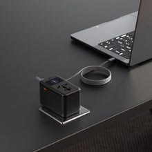 將圖片載入圖庫檢視器 T100D 100W 數顯型旅行萬用電源供應器 搭配 VIONTA T1S 自帶線固態式行動電源