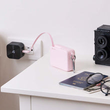 將圖片載入圖庫檢視器 VIONTA T1 旅行用自帶線行動電源 + P3 USB-C 33W 迷你快充電源供應器