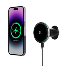 將圖片載入圖庫檢視器 OMNIA CX2 - 質感金屬炫光藍車用磁吸充電器 + PeAk II USB-C to Lightning Cable C120B 金屬編織傳輸線(120cm)