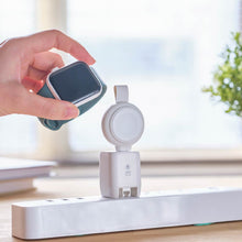 將圖片載入圖庫檢視器 OMNIA A1+ Apple Watch 快充版磁吸無線充電器+OMNIA T3 六合一充電器 附萬國轉接頭