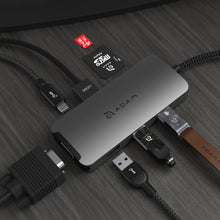 將圖片載入圖庫檢視器 Hub A08 USB-C 八合一多功能轉接器