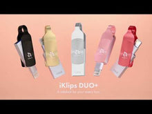將影片載入圖庫檢視器並播放,iKlips DUO+ - 極速 iPhone & iPad 雙用備份隨身碟 (128/256GB)