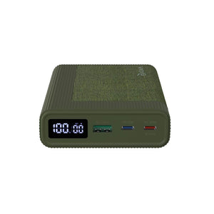 GRAVITY Pro 20000mAh 100W 極速快充行動電源 + CASA S200 USB-C 對 USB-C 60W 編織充電線 (200cm 黑色)