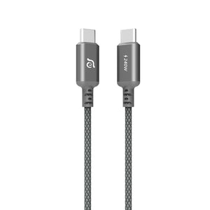 OMNIA X6i - PD / QC 66W 三孔迷你快充器 + CASA P200 USB-C 對 USB-C 240W 編織充電線 (200CM)