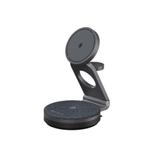 將圖片載入圖庫檢視器 MAG 360 Ultra Qi2 25W 吸盤式旋轉無線充電座 搭配 GaN Hub 65W 氮化鎵影像傳輸充電器
