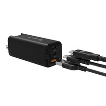 將圖片載入圖庫檢視器 OMNIA X6i - PD / QC 66W 三孔迷你快充器 + CASA P200 USB-C 對 USB-C 240W 編織充電線 (200CM)
