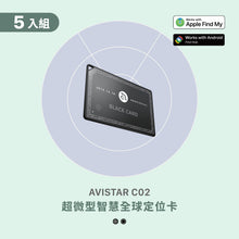 將圖片載入圖庫檢視器 AVISTAR C02 雙模版 超微型智慧全球定位卡(卡片款) [五入組]
