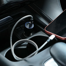 將圖片載入圖庫檢視器 C65 65Ｗ大功率雙孔急速電源供應器 搭配 CQ2 Plus Qi2 25W 車用磁吸充電器
