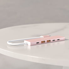 將圖片載入圖庫檢視器 Hub DE06 USB-C 6合一多功能集線器
