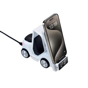 【新品上市】MODEL A 智慧無線充電車 搭配 CASA S200 USB-C 對 USB-C 60W 編織充電傳輸線