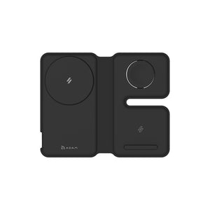 [iPhone 17 優惠組合] M301 Qi2 三合一磁吸充電盤 搭配 P3 USB-C 33W迷你快充電源供應器