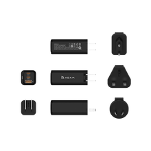 將圖片載入圖庫檢視器 OMNIA X6i - PD / QC 66W 三孔迷你快充器 + CASA P200 USB-C 對 USB-C 240W 編織充電線 (200CM)
