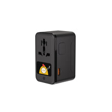 將圖片載入圖庫檢視器 T100D 100W 數顯型旅行萬用電源供應器 搭配 VIONTA T1S 自帶線固態式行動電源
