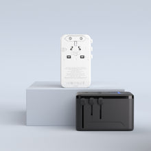 將圖片載入圖庫檢視器 T100D 100W 數顯型旅行萬用電源供應器 搭配 VIONTA T1S 自帶線固態式行動電源
