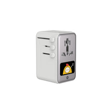 將圖片載入圖庫檢視器 T100D 100W 數顯型旅行萬用電源供應器 搭配 VIONTA T1S 自帶線固態式行動電源
