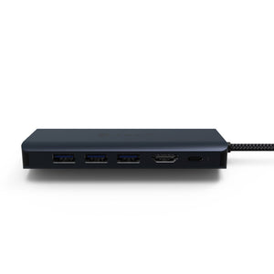 CASA Hub A01s USB-C 4K 六合一集線器 + PeAk II Ultra HD 4K 60Hz HDMI 高速影音傳輸線 2M
