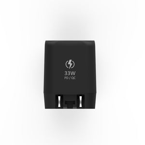 [iPhone 16專屬配件] OMNIA P3 USB-C 33W迷你快充電源供應器 搭配 CASA MS100 USB-C 對USB-C 60W 磁吸充電線