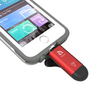 將圖片載入圖庫檢視器 iKlips C - 蘋果MFi 認證 iPhone專用 Lightning &amp; USB−C 雙向智慧隨身碟
