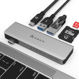 CASA Hub 5E USB-C 五合一高速供電讀卡多功能集線器