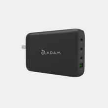 將圖片載入圖庫檢視器 OMNIA Pro 130 130W 4孔旅行萬用快速電源供應器 + PeAk II USB-C to Lightning Cable C200B 金屬編織傳輸線
