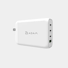 將圖片載入圖庫檢視器 OMNIA Pro 130 130W 4孔旅行萬用快速電源供應器 + PeAk II USB-C to Lightning Cable C200B 金屬編織傳輸線
