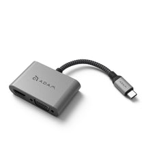 將圖片載入圖庫檢視器 CASA Hub VH1 USB 3.1 Type−C 轉 VGA−HDMI 二合一顯示轉接器
