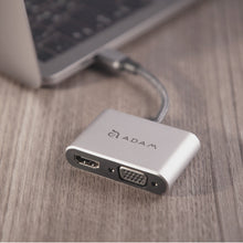 將圖片載入圖庫檢視器 CASA Hub VH1 USB 3.1 Type−C 轉 VGA−HDMI 二合一顯示轉接器
